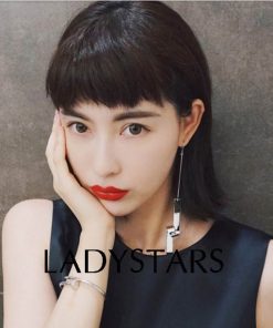 Mái ziczac maruko tóc mái giả bằng tóc thật