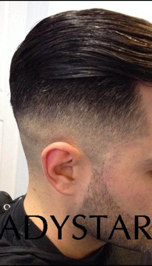 Tóc giả nam undercut bằng tóc thật