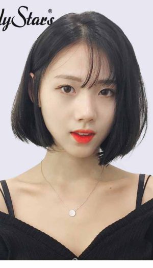 Tóc giả nguyên đầu bob cụp trẻ trung
