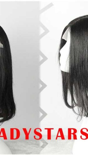 Tóc giả nữ bằng tóc thật cúp ngang vai dịu dàng