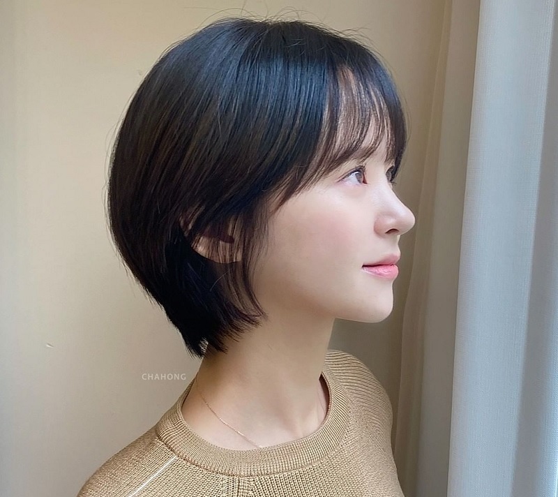 Tóc nữ ngắn pixie mùa hè