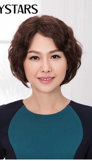 Tóc giả che bạc xoăn trung niên gìn giữ vẻ đẹp thanh xuân của bạn