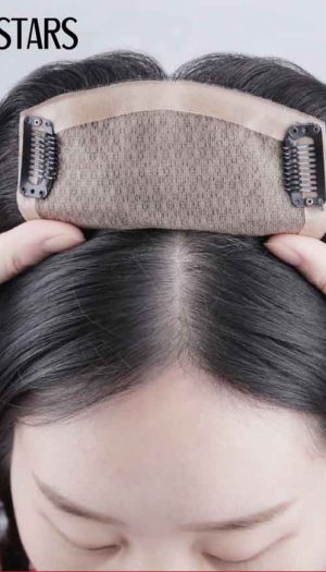 Tóc giả dán vào da đầu nữ