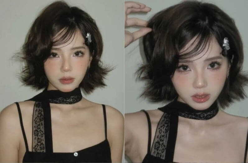 Kiểu tóc tém đi đám cưới