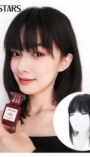 Tóc giả miếng che hói bạc có mái