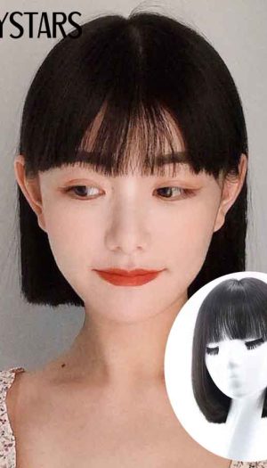 Tóc giả nguyên đầu kiểu cleopatra bằng tóc thật