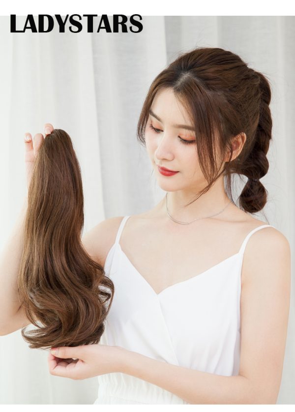 Tóc giả kẹp đuôi nữ ngắn
