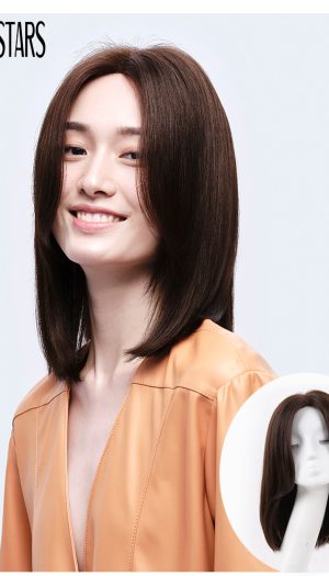 TÓC GIẢ CHÙM NGUYÊN ĐẦU NGANG VAI MÁI DÀI NGÔI GIỮA