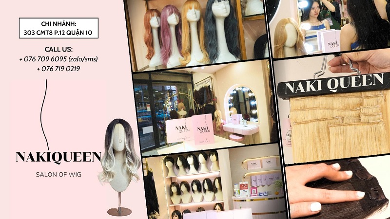 Tóc giả Naki Queen - cửa hàng tóc giả nam Sài Gòn/TPHCM