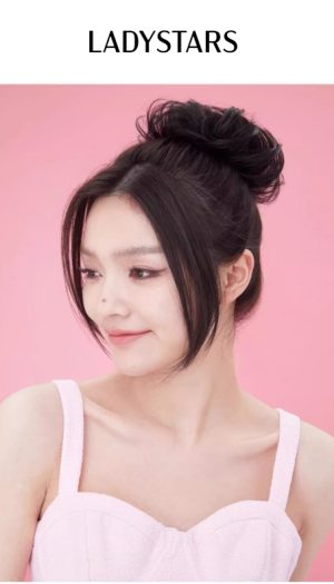 Tóc búi giả bằng tóc thật