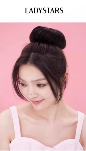 Tóc búi giả bằng tóc thật