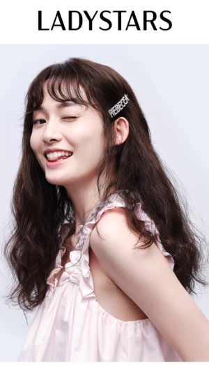 Tóc giả LADYSTARS - Tóc giả nữ dài ngang lưng xoăn nhẹ có mái bằng tóc thật