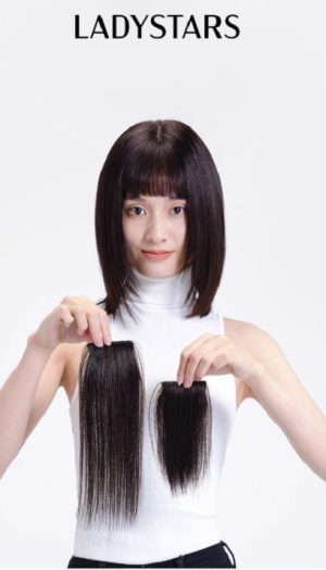 Tóc kẹp phím phồng LADYSTARS bằng tóc thật nhiều độ dài
