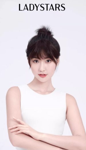Tóc mái giả LADYSTARS, mái tàng hình, bồng bềnh tự nhiên bằng tóc thật