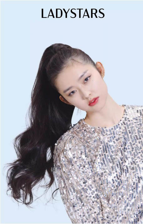 Tóc giả cột ngoạm đuôi ngựa LADYSTARS bằng tóc thật