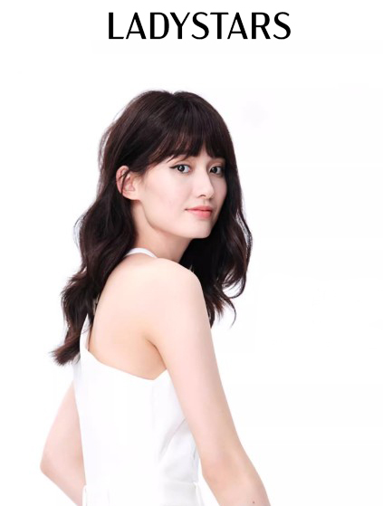 Tóc mái phủ hói bạc LADYSTARS dài tới lưng xoăn nhẹ có mái siêu da