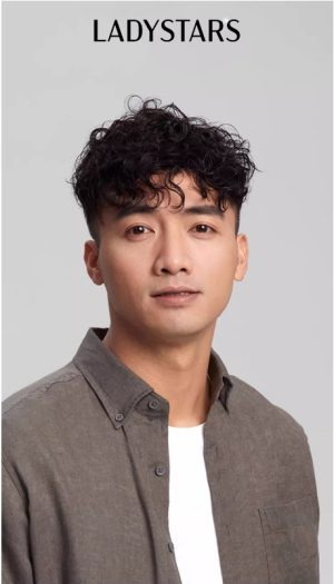 Tóc gải nam LADYSTARS kiểu xoăn phong cách trẻ trung