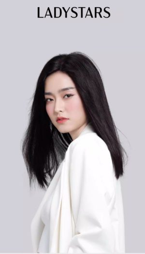 Tóc giả nữ LADYSTARS đen dài thẳng nữ tính bằng tóc thật