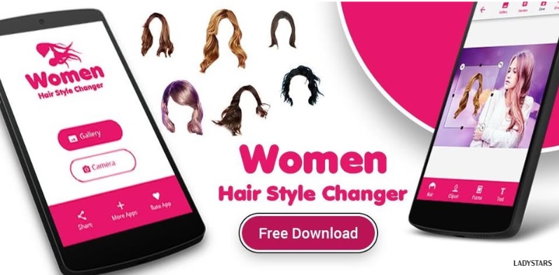 Phần mềm ghép tóc giả Hair Style Changer