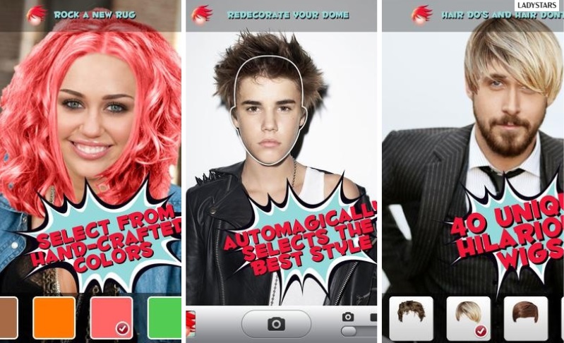 Phần mềm ghép tóc giả Pimp my Hair