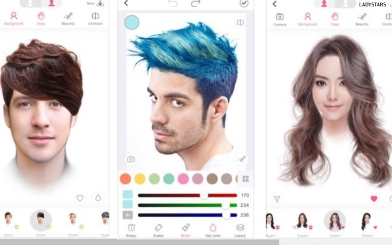 Phần mềm ghép tóc nam Thucnd