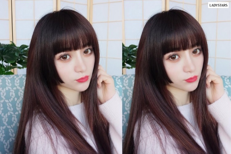 Tóc thật mái ngố Nhật Bản