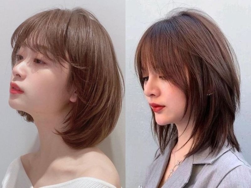 Tóc ngắn sole kiểu Nhật