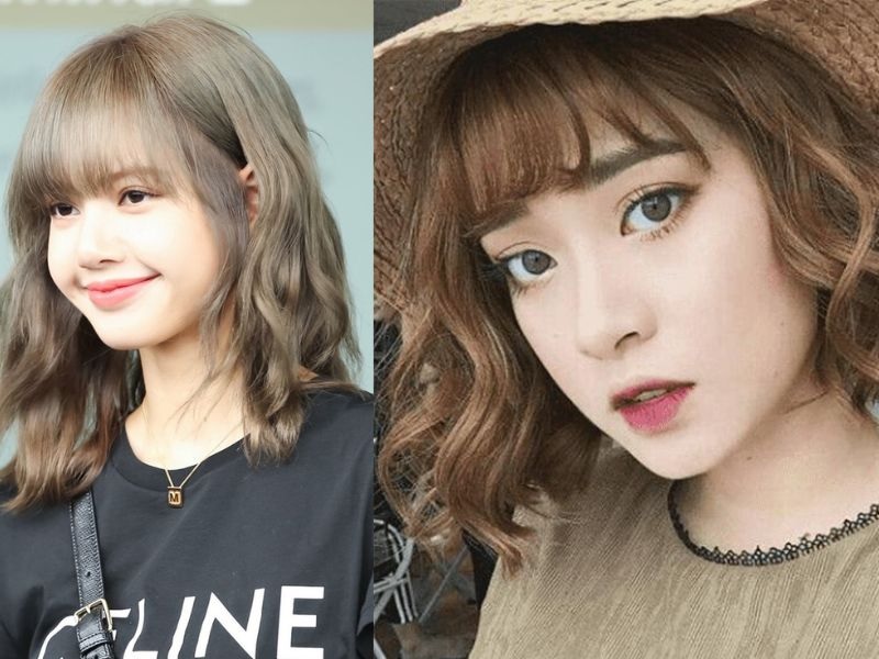 Tóc ngắn uốn kiểu Hàn Quốc
