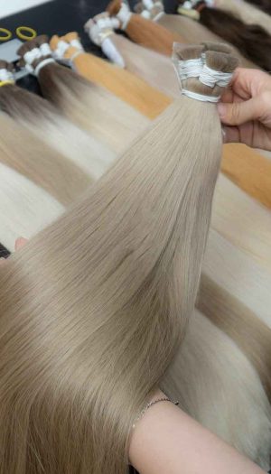 Tóc nối màu nâu be sáng