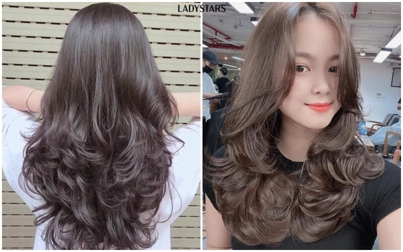 Tóc uốn đuôi sóng lơi