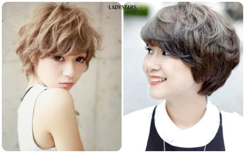 Tóc Tomboy uốn phồng