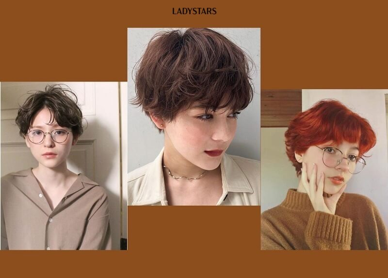 Tóc Tomboy mặt tròn