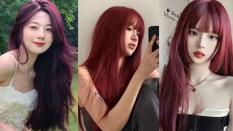 Tóc màu nâu đỏ