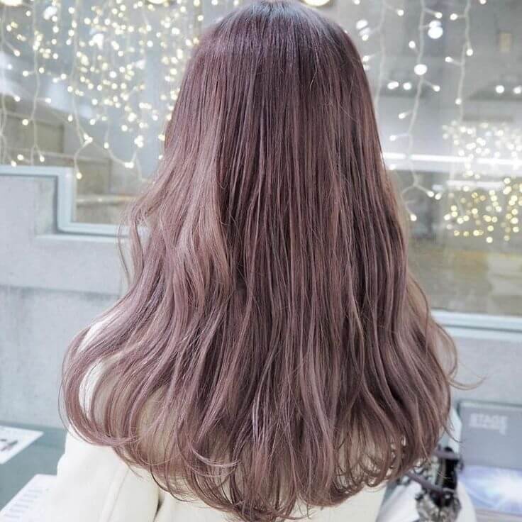 Tóc màu nâu oải hương