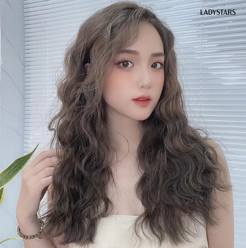 Tóc cho nữ uốn sóng lọn nhỏ