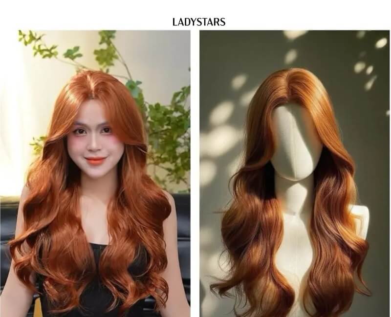 Tóc giả dài layer