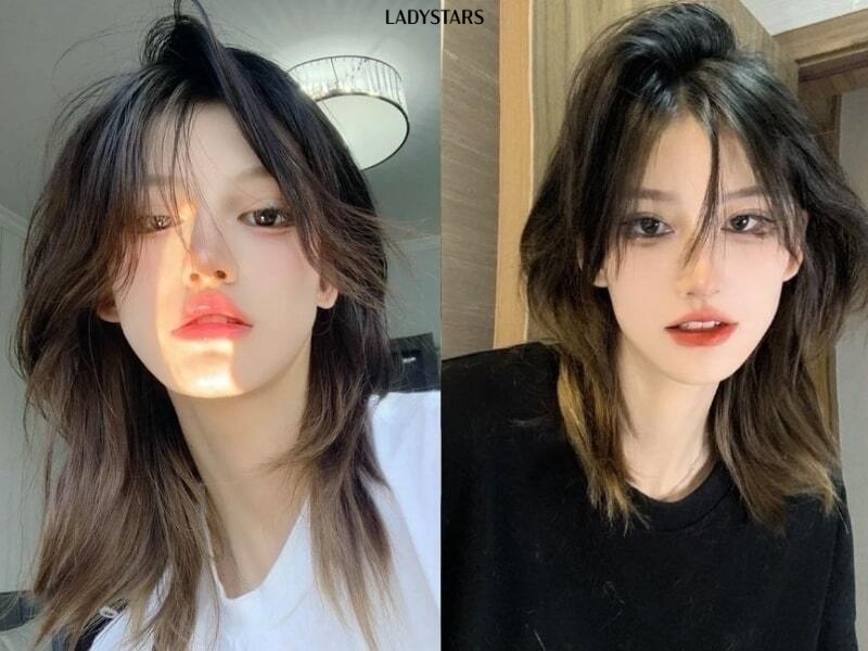 Tóc giả Mullet Layer