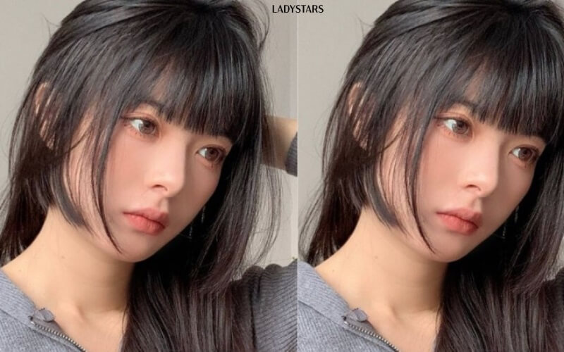 Tóc Layer Hime Cut