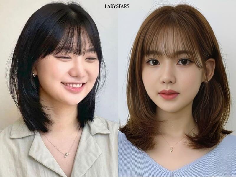 Kiểu tóc mái ngang thưa