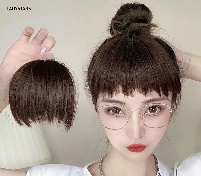 Tóc mái ngố cắt so le