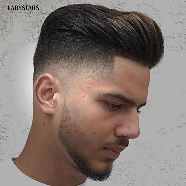 Tóc trung niên Pompadour Fade