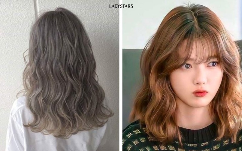 Tóc xoăn sóng nước ngang lưng
