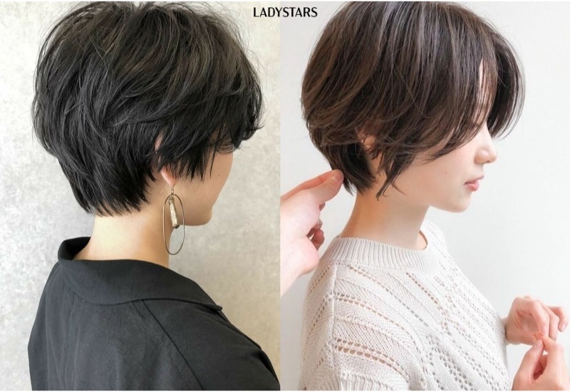 Tóc tém tự nhiên trung niên