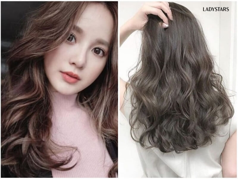 Tóc xoăn nửa đầu trung niên