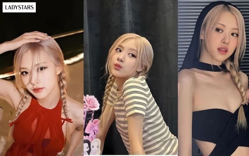 Tóc Rosé tết đơn giản