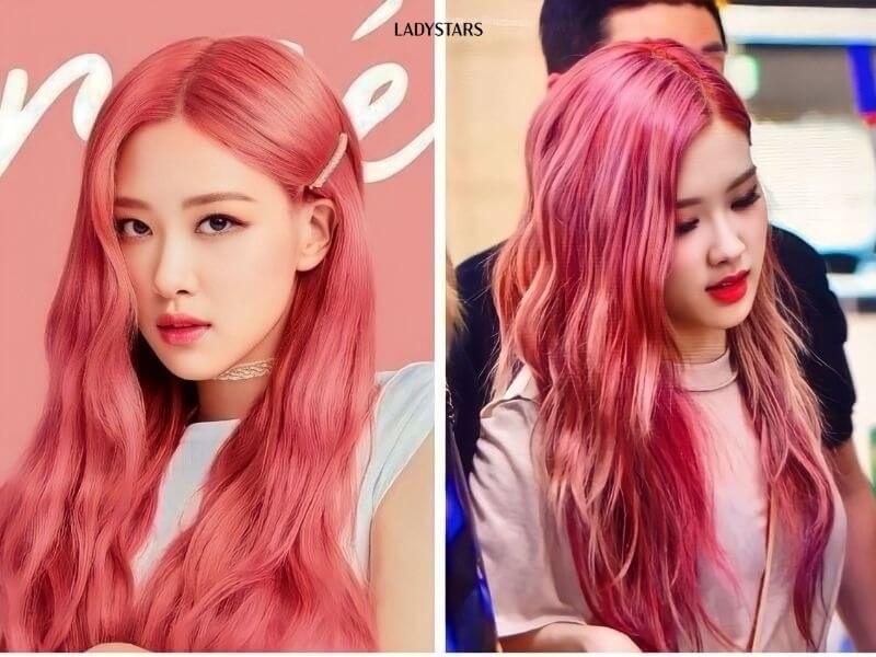Tóc Rosé uốn sóng nhỏ