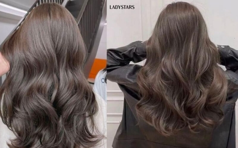 Tóc dài uốn đuôi tỉa layer