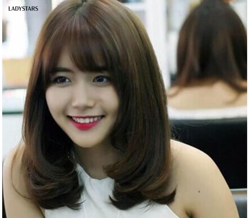 Tóc ép cụp ngang lưng