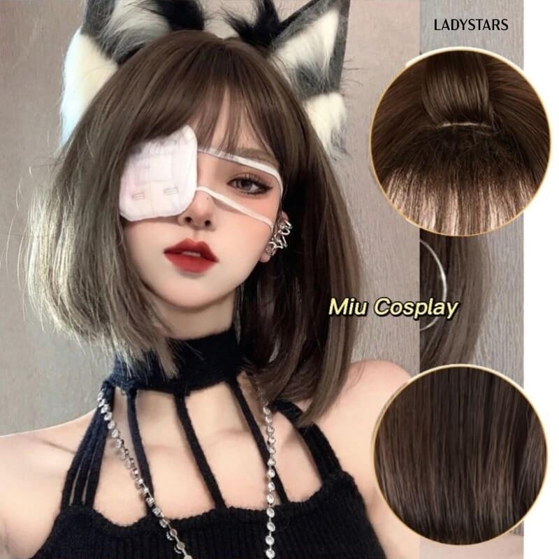 Tóc giả Cosplay ngắn cúp