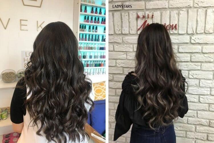 Tóc uốn xoăn sóng nước
